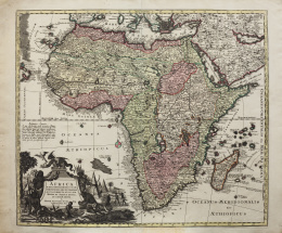 829.  MATTHAUS SEUTTER (1678- 1757)África