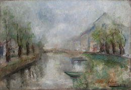 418.  JOSÉ PALMEIRO (Madrid, 1901 -  Libourne, 1984)El canal