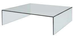 1234.  Mesa de centro de cristal.Quizás "Casa y jardín", h. 1989.