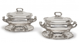 1199.  Conjunto de dos legumbreras ley 830.Suecia, primera mitad del S. XX.