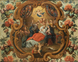 845.  ESCUELA COLONIAL, H. 1800Muerte de San José