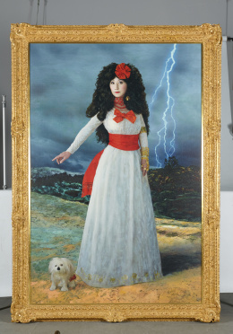 313.  YASUMASA MORIMURA (Osaka, 1951)"Dedicada a la duquesa de Alba (blanca)", 2004.