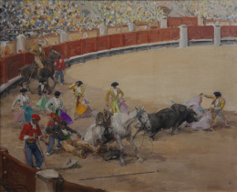 919.  ROBERTO DOMINGO FALLOLA (París, 1883-Madrid, 1956)El quite