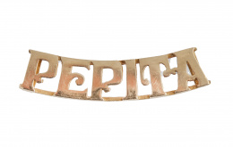 260.  Colgante con el nombre "PEPITA"