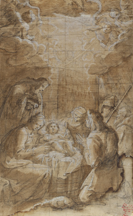 824.  VICENTE CARDUCHO (Florencia, h. 1576 - Madrid, 1638)Adoración de los PastoresHacia 1619