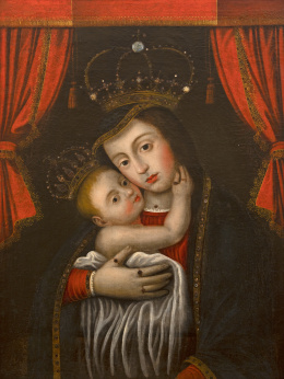 1005.  ESCUELA COLONIAL, SIGLO XVIIINuestra Señora del Refugio, también conocida como Virgen de Belén