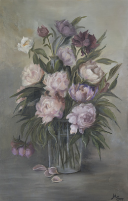 957.  M.S.Jarrón de flores, 1999