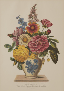 872.  JEAN LOUIS PREVOST (1760-1810)"Vase d´argent" y "Vase anglais"