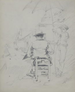 1060.  MAXIMINO PEÑA MUÑOZ (Salduero, Soria, 1863-Madrid, 1940)Personajes