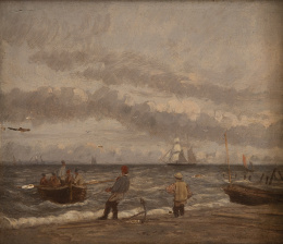 1047.  ESCUELA EUROPEA, FF. Siglo XIXMarina