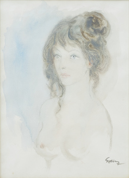 953.  RICARDO SUMMERS YSERN "SERNY" (El Puerto de Santa María, 1908 - Madrid, 1995)Desnudo femenino