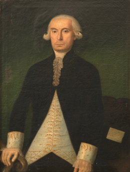 959.  ESCUELA ESPAÑOLA, FF. SIGLO XVIII- PP. SIGLO XIXRetrato Roque Escoto y Moreo (1731- 1810)