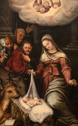 913.  PEDRO DE VILLEGAS MARMOLEJO (Sevilla, 1519-1596)Natividad