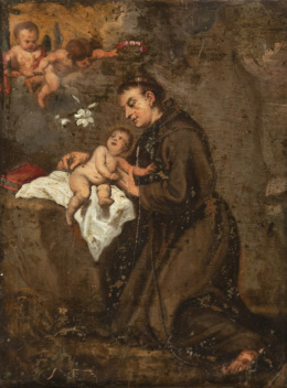 924.  ESCUELA FLAMENCA, SIGLO XVIISan Antonio