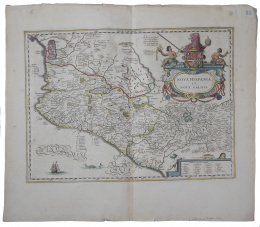 985.  JOHANNES JANSSONIUS (1588-1664)Nova Hispania et Nova Gallicia