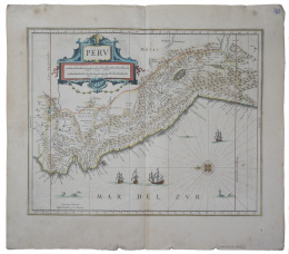 987.  JOHANNES JANSSONIUS (1588-1664)Perú