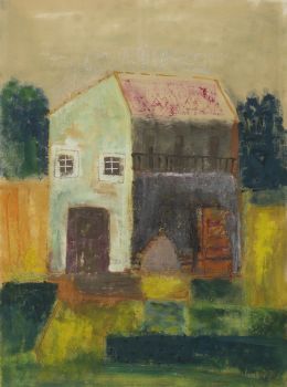 898.  MARÍA ANTONIA DANS (Oza de los Ríos, La Coruña, 1924 - Madrid, 1988)Caserío, 1977