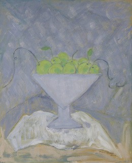 1007.  MARÍA GIRONA (Barcelona, 1923 - 2015)Bodegón gris, 2000