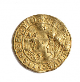 388.  Moneda doble Excelente de Sevilla en oro