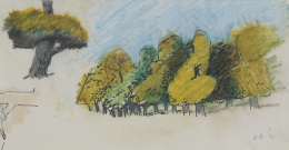 968.  KENNETH ARMITAGE (Leeds, Reino Unido, 1916 - Londres, 2002)Single tree and group of trees, 1975