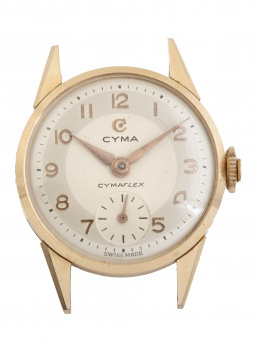 345.  Caja de reloj CYMA años 50 en oro