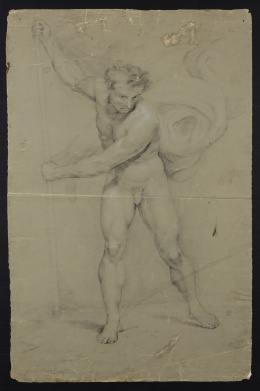 164.  ESCUELA ESPAÑOLA, MEDIADOS DEL SIGLO XIXCaronte transporta al infierno las almas de los muertos..