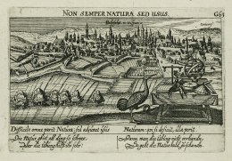 250.  DANIEL MEISSNER (1585- 1625)Vista del Real Monasterio de San Lorenzo del Escorial y de Valladolid..