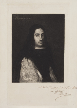 214.  BARTOLOMÉ MAURA (1844-1926)Retrato de D. Fernando Vaenza [Valenzuela].