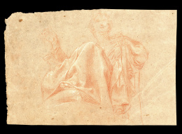 242.  FRANCISCO BAYEU Y SUBÍAS (1734 - 1795)Virgen María de la letanía Regina Apostolorum.h. 1780..