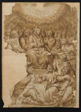 202.  ESCUELA ITALIANA, SEGUNDA MITAD SIGLO XVIPentecostés.