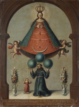 994.  ESCUELA MEXICANA, SIGLO XVIIINuestra Señora de Pueblito, Santiago de Queretero