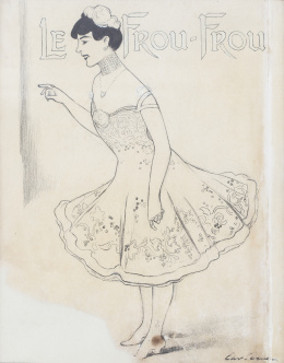 768.  JOAN CARDONA LLADÓS (Barcelona, 1877 - 1957)Le Frou-frou