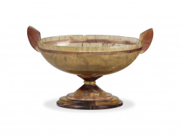 505.  Copa de cuarzo, siguiendo modelos antiguos, S. XIX.