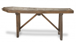 490.  Tabla de madera, para la preparación del queso.España, S. XIX - pp. del XX.