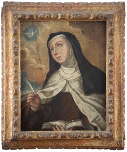 662.  ESCUELA ESPAÑOLA, H. 1600Santa Teresa