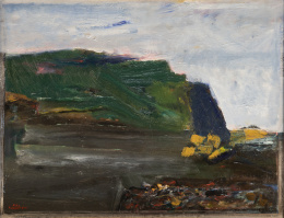 797.  OLLE CARLSTRÖM (Suecia, 1920 - 2006)La montaña verde de Pollensa