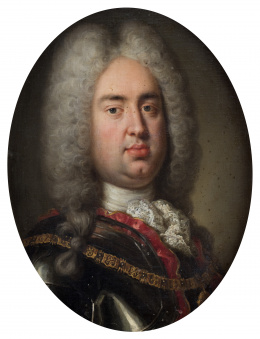 700.  ATRIBUIDO A ANTONIO DAVID (Italia,1698-1750)Retrato de Alonso Manrique de Lara y Silva, Duque del Arco