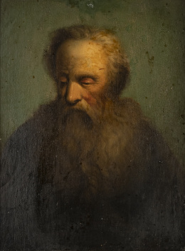 1158.  SEGUIDOR PETRUS MARIE MOLIJN (1819-1849)Retrato de anciano