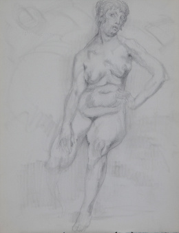 976.  ISMAEL SMITH (Barcelona, 1886 - White Plains, Nueva York, 1972)Desnudo femenino, c.1914