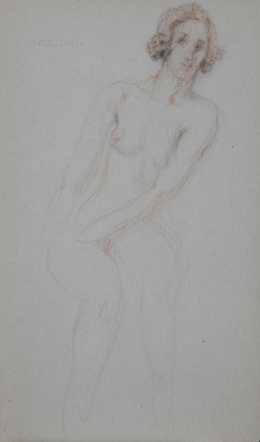 975.  ISMAEL SMITH (Barcelona, 1886 - White Plains, Nueva York, 1972)Desnudo femenino, c.1914
