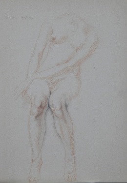 978.  ISMAEL SMITH (Barcelona, 1886 - White Plains, Nueva York, 1972)Desnudo femenino, c.1914