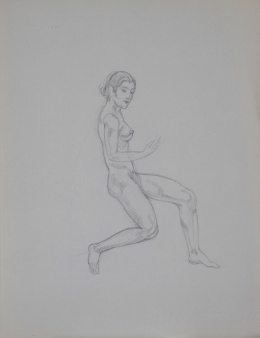 979.  ISMAEL SMITH (Barcelona, 1886 - White Plains, Nueva York, 1972)Chica de pornoshop, 1935