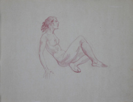 974.  ISMAEL SMITH (Barcelona, 1886 - White Plains, Nueva York, 1972)Chica de pornoshop, 1934