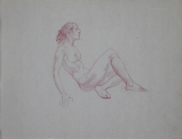 974.  ISMAEL SMITH (Barcelona, 1886 - White Plains, Nueva York, 1972)Chica de pornoshop, 1934