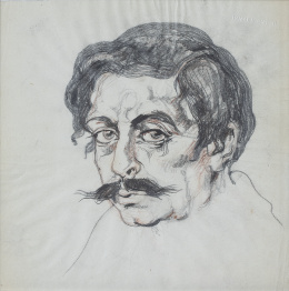 794.  ISMAEL SMITH (Barcelona, 1886 - White Plains, Nueva York, 1972)Retrato de Enrique Granados, c.1916