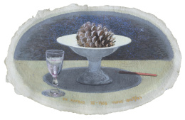 1021.  MATÍAS QUETGLÁS (Ciudadela, Menorca, 1946)Bodegón de la piña, 1983