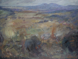 994.  ANTONI RIERA NADAL (Manacor, 1928 - 2008)Paisatge des Pla, 1988