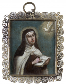 832.1.  ESCUELA ESPAÑOLA, H. 1700Santa Teresa