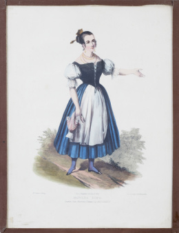 760.  ESCUELA ESPAÑOLA, SIGLO XIXMatilda Diez y El Bandido