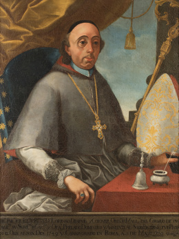 840.  ESCUELA MALLORQUINA, SIGLO XVIIIRetrato de Lorenzo Despuig y Cotoner, obispo de Mallorca